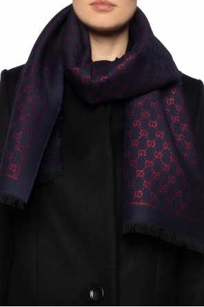 Embroidered scarf, zdjęcie 2 Embroidered scarf od Gucci